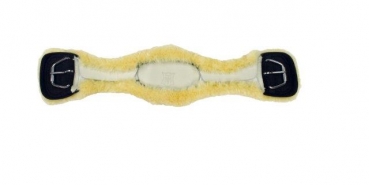 Mattes Slim Line Westerngurt Anatomisch Lammfell abnehmbar