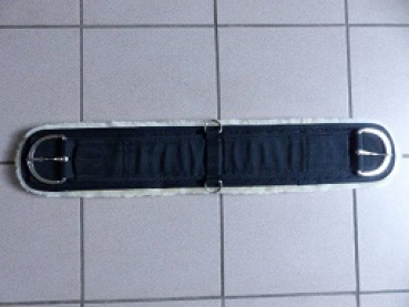 Preview: Westerngurt gerade Lammfell abnehmbar Duo