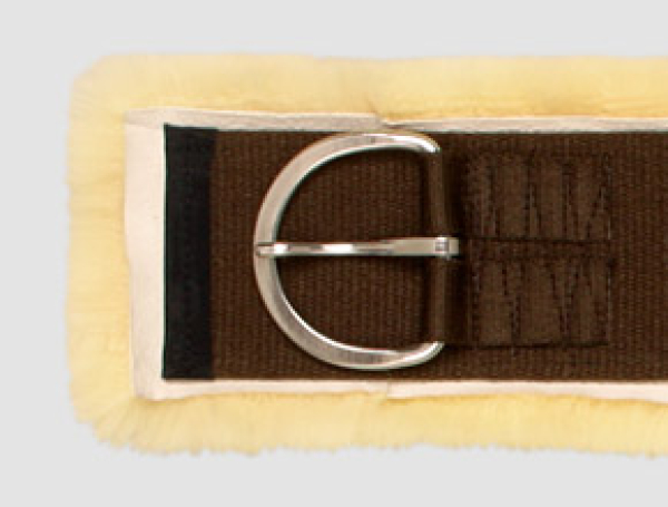 Christ Sattelgurt Lammfell Westerngurt