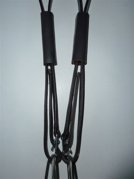 Steigbügelriemen Fellsattel Kunststoff / Leder und Fender